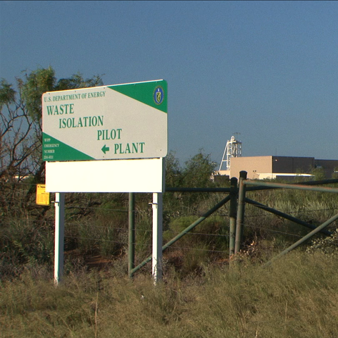 Entry Sign: Waste Isolation Pilot Plant